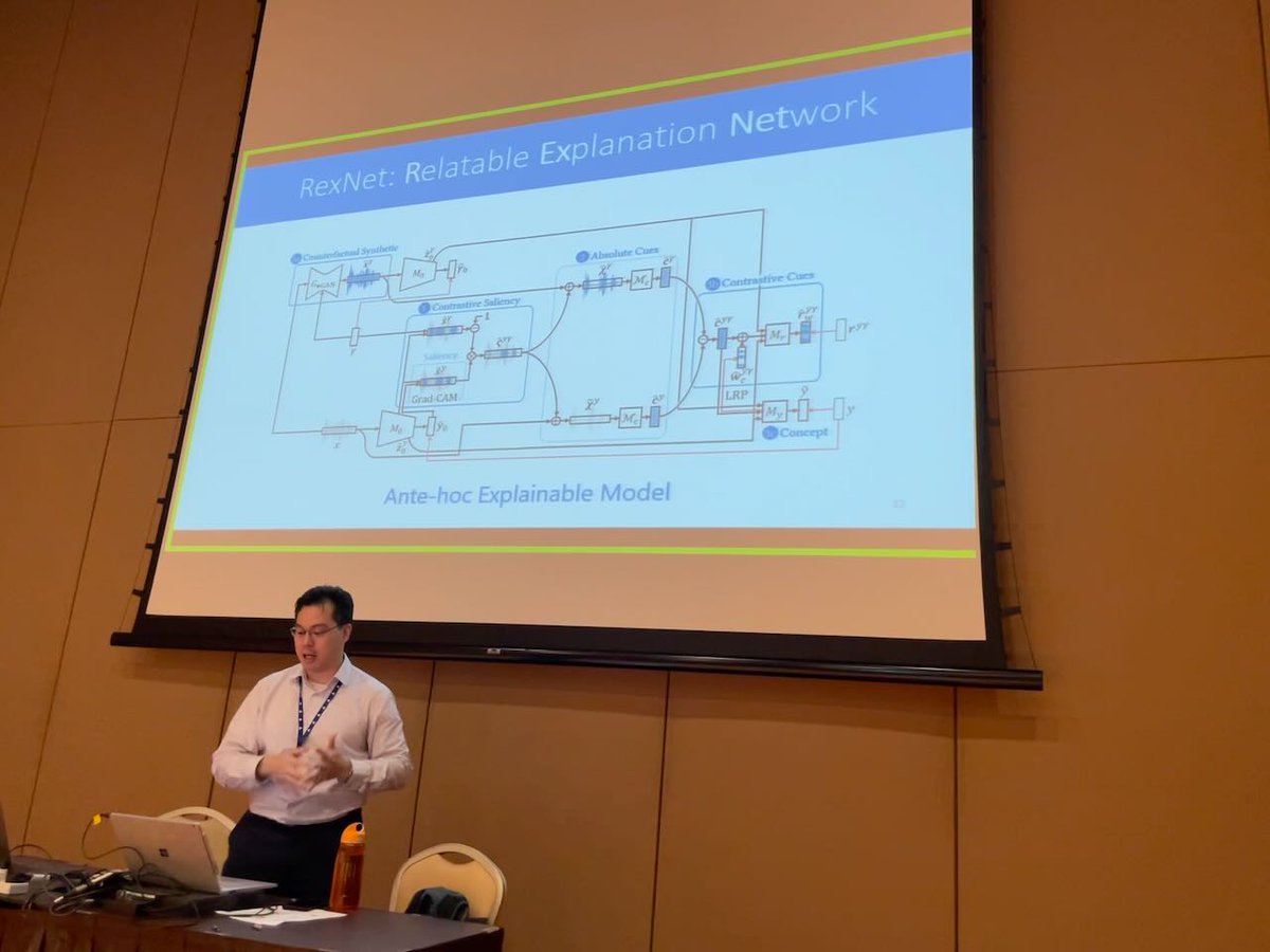 RezaSamavi's tweet photo. Second day of  (AAAI) HUMAN-AI Symp. (https://t.co/IgjxQZSPBD)  in Singapore was a great day of presentations and discussions with an insightful keynote by Brian Lim from CS @NUS on Human-Centric Explainable AI (XAI). @RealAAAI @proftomdoyle  @McMasterEng @VectorInst @TMU_ecbe https://t.co/C5nfPPELCM