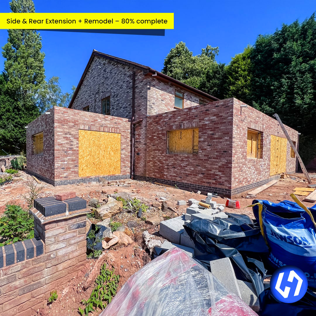 HYPE_Building's tweet photo. Our side and rear #extension project in #NewcastleUnderLyme is also shaping up rather nicely. This place is 𝗠𝗔𝗛𝗢𝗢𝗦𝗜𝗩𝗘! 😲😍👌

Looking to extend your #property in #StokeOnTrent or nearby? Get HYPE! Call us on 01782 930043 https://t.co/hcNXQZ1ZCT