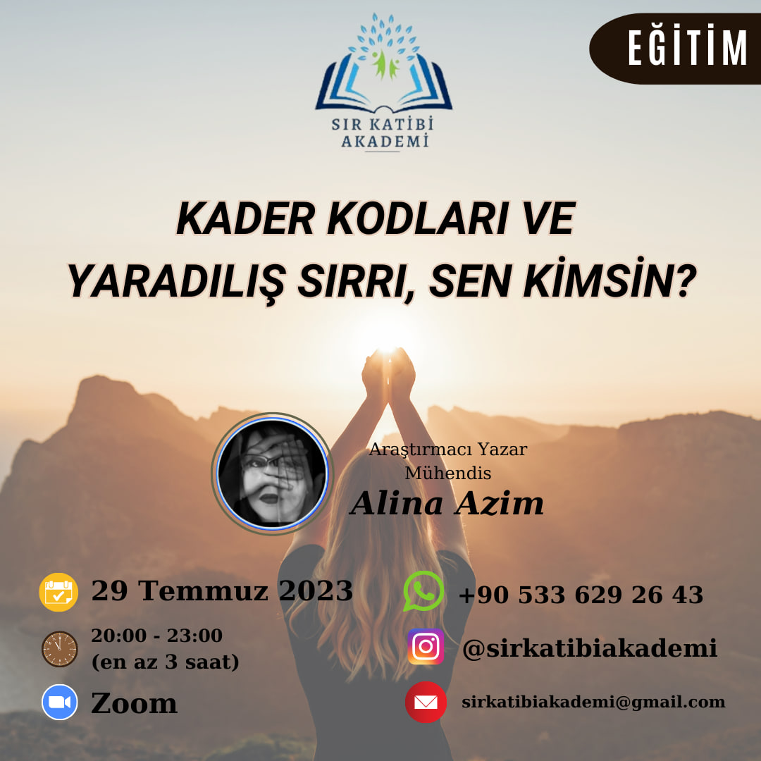 📲 Ücret Bilgisi ve Kayıt için: +90 533 629 26 43 numaralı Sır Katibi Akademi WhatsApp Bilgi Hattına doğrudan ulaşmak için linke tıklayın👇🏻
wa.me/905336292643