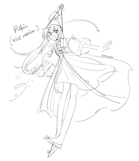 [oc] // doodle  WHA is the perfect au for my bbg rukio... shares bc im unsure if i'll ever clean this up LOL