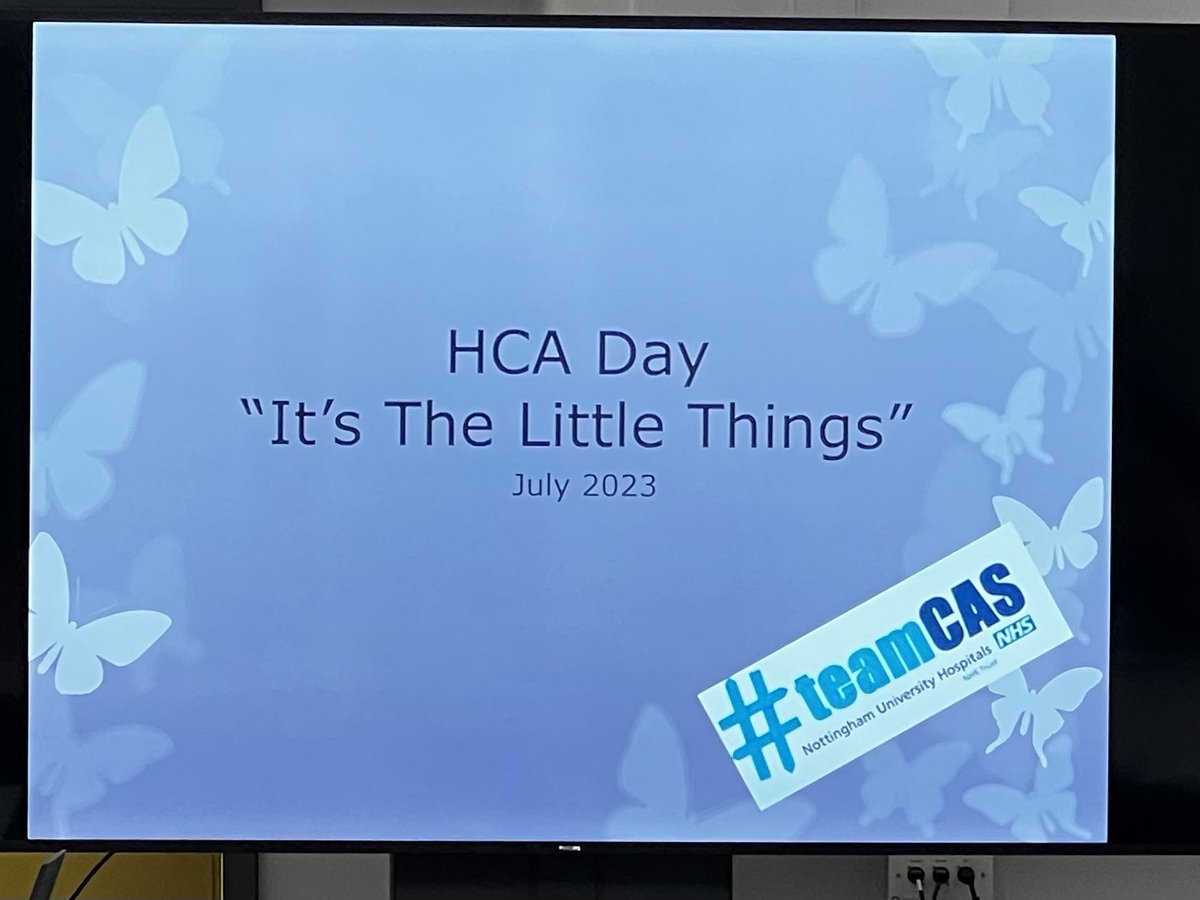 HCA day in CAS kicking off “it’s the little things” @TeamCAS3 @SarahBrand21 @beldring1