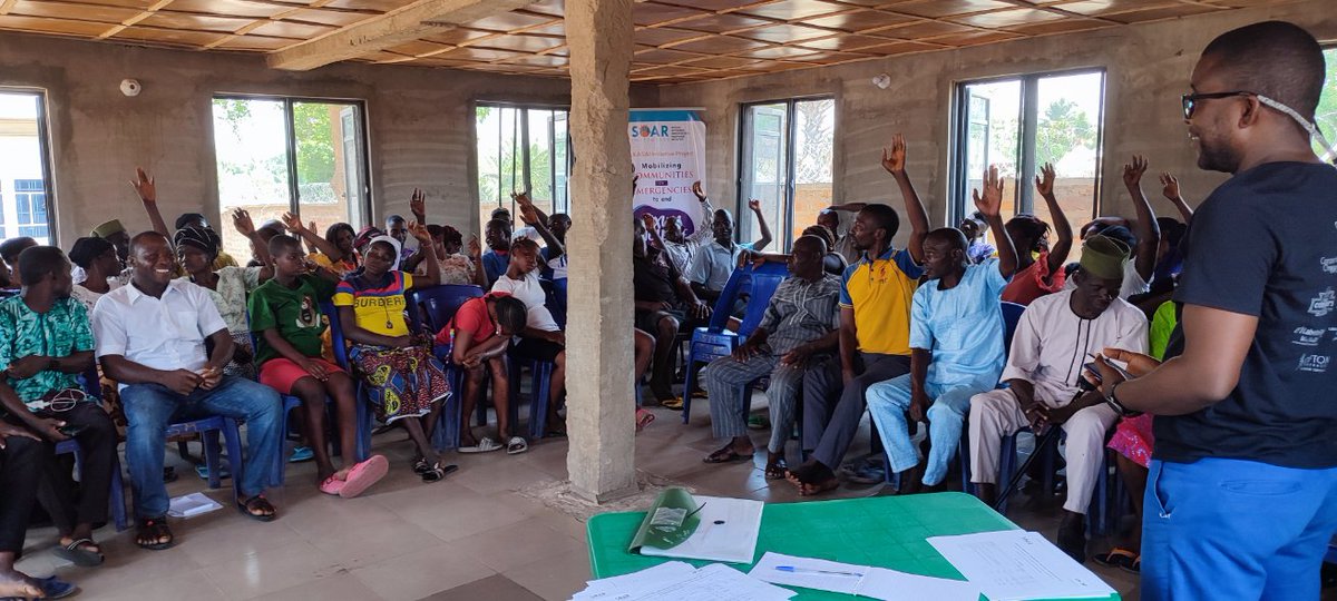 SOARInitiative's tweet photo. Under the @awdf01 project, The 60 volunteer members of the established IDP Camp/Community Child Protection Committee members (CCPC) in Anyiin and Uikpam, Benue State, were trained for 3 days to equip them with the knowledge to respond sexual violence against girls. https://t.co/nVbS0qXyJP