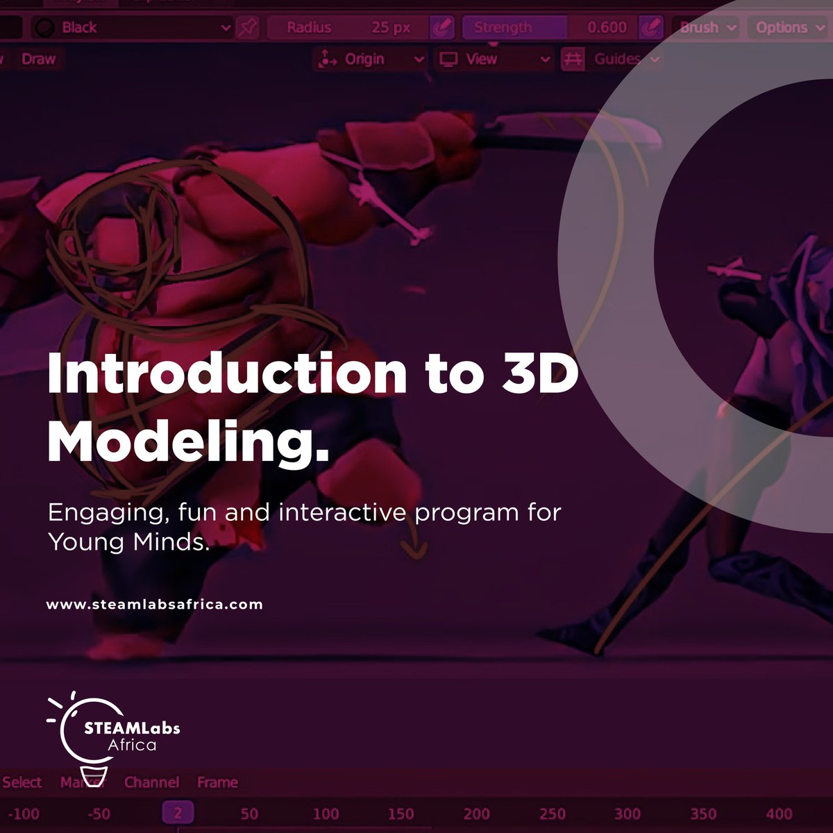 wearesteamlabs's tweet image. #FeaturedProgramOfTheWeek: Introduction to #3DModeling
In this hands-on and innovative course, #young minds dive headfirst into the fascinating world of 3D modeling.
Call us on 0719 802466 OR email: info@steamlabsafrica.com.
#STEAMLabsAcademy #3DModellingForKids