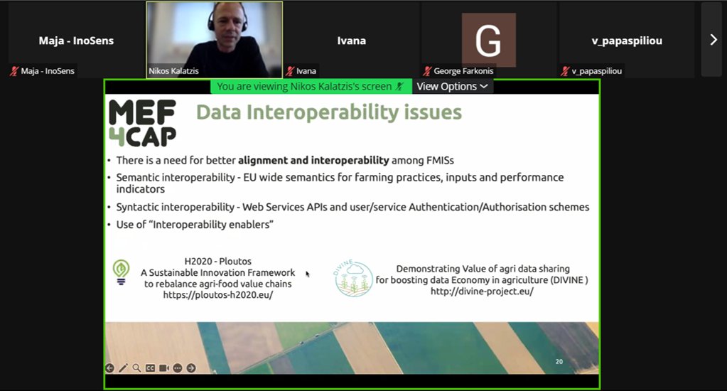 MEF4CAP's tweet photo. Last month at a @EnvisionH2020 workshop, @nikoskala (@NEUROPUBLIC) presented #MEF4CAP’s findings regarding the utilisation of digital technologies for monitoring #CommonAgriculturalPolicy indicators.
Discover more about the potential of aggregated data
👉https://t.co/XmwwqLBPHt https://t.co/fwHmZwzsE6