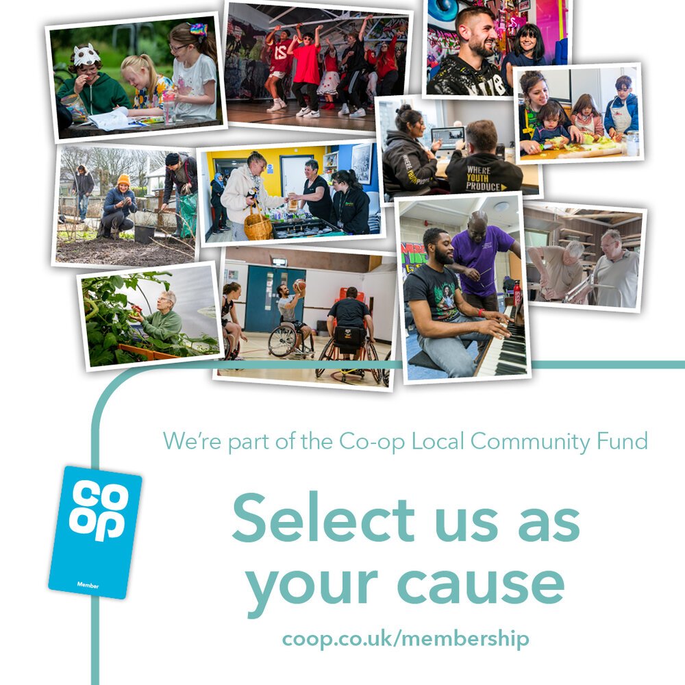 If you’re a <a href="/coopuk/">Co-op</a> member – don’t forget to choose us as your cause! You can help us do more amazing things in our community - all you need to do is shop, swipe and select us! membership.coop.co.uk/causes/68901 #ItsWhatWeDo