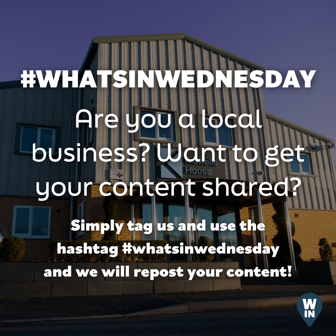 WhatsInHereford's tweet photo. Happy What's In Wednesday! It's that time of week again 🤩

Want to get your posts shared to a wider audience? All you need to do is tag us and use the hashtag #whatsinwednesday and we will retweet your content! ✨

#WhatsIn #BusinessDirectory #IncreaseYourReach https://t.co/bVk0AtKMwm