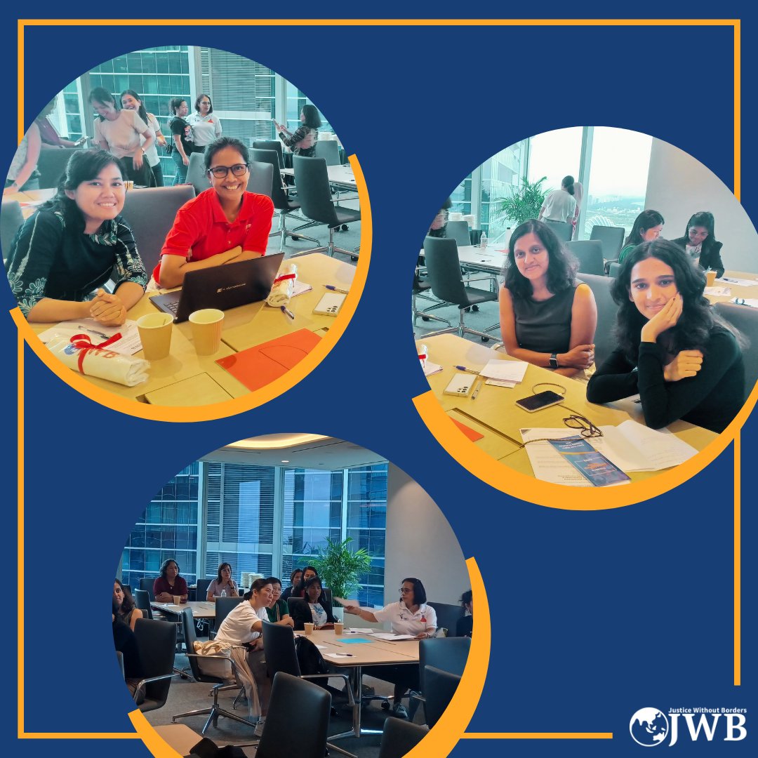 forJWB's tweet photo. In May, JWB and Indonesian Family Network(IFN), Filipino Family Network(FFN), Drew & Napier LLC, and Clifford Chance (SG) LLP, organized a "Know Your Rights" training workshop for migrant workers in SG. Thank you for everyone's support!
#SharingKnowledge #IsOurSharedVoice https://t.co/q9P68GuhNV