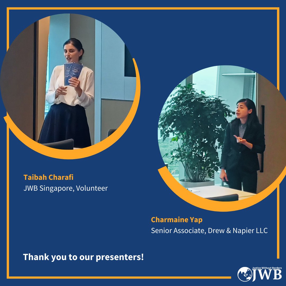 forJWB's tweet photo. In May, JWB and Indonesian Family Network(IFN), Filipino Family Network(FFN), Drew & Napier LLC, and Clifford Chance (SG) LLP, organized a "Know Your Rights" training workshop for migrant workers in SG. Thank you for everyone's support!
#SharingKnowledge #IsOurSharedVoice https://t.co/q9P68GuhNV