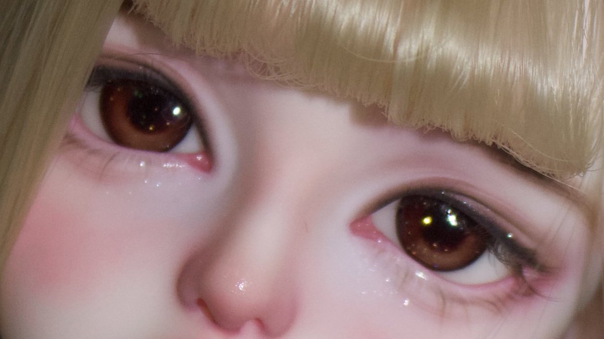 16/8 짙은 갈안 젤리 안구