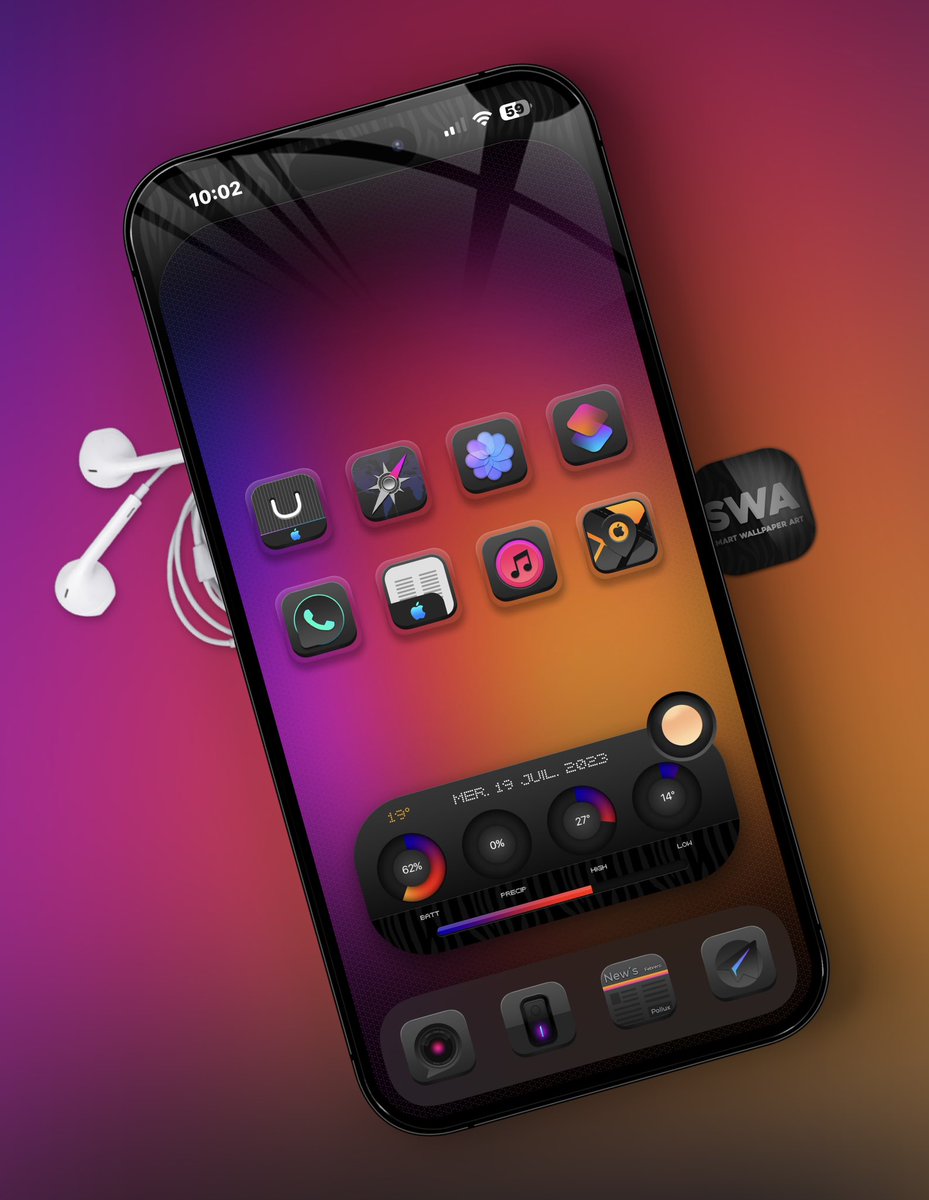 TeboulDavid1's tweet photo. Wednesday #SWAapp ❤️ 🌴🌴🌴 
. 
.
🕶️ SWA Wall app : https://t.co/6jeeAvrvME
☑️ Telegram : https://t.co/zZRL15EoAC
.
.
.
@SeanKly 
#ScreenshotSL
#ShowApp preset SWA92 
#ios16homescreen 
#nojailbreak 
#iOS1651
#Wallpaper 
#iPhone14ProMax https://t.co/OCKwWkOxLL