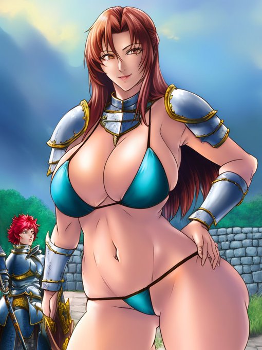 アナル弱そうな女騎士
#AIイラスト 
#Megrim味 