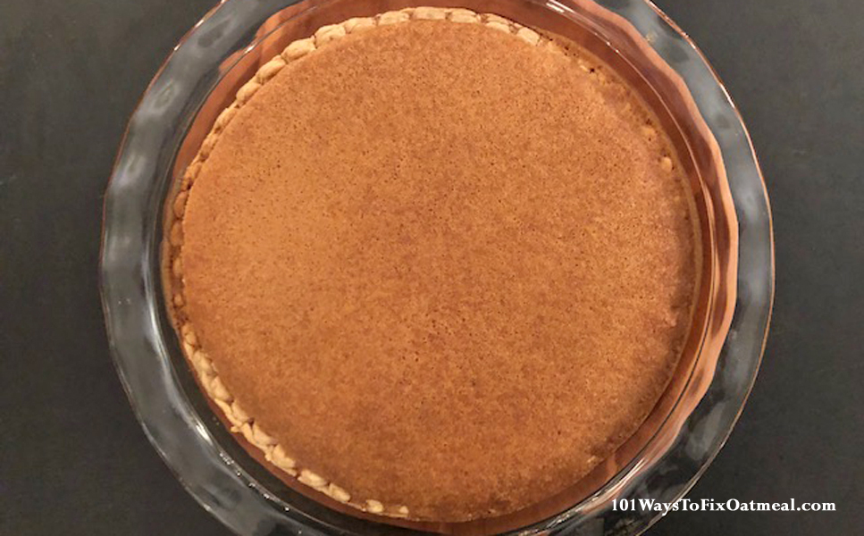 101Fix's tweet image. A hot pie cooling smells different than a frozen pie thawing. #Pie #chesspie #oatmeal Oatmeal Chess Pie bit.ly/3BM5zei