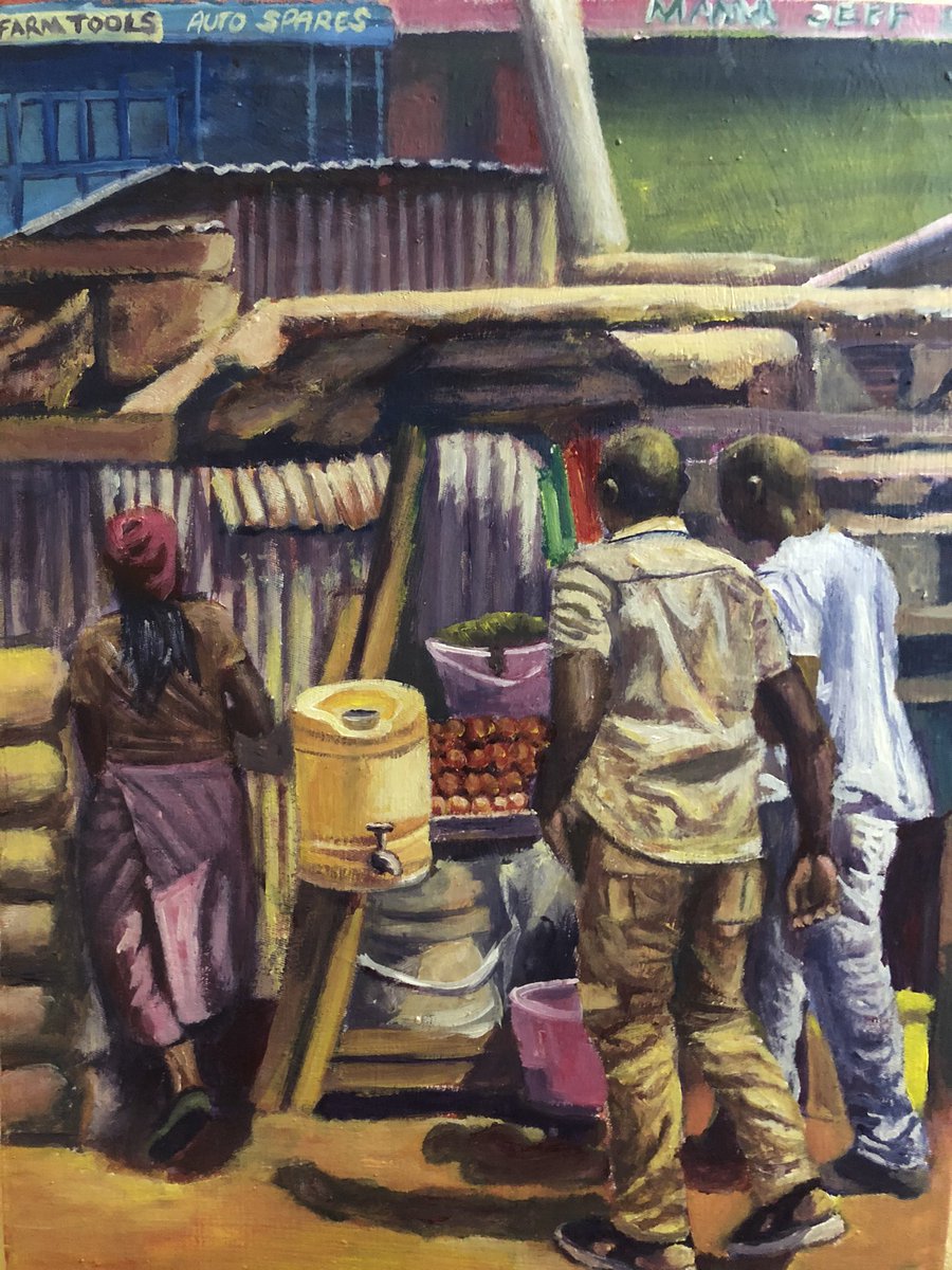 4ratemorobert1's tweet photo. Men buying tomatoes 🍅.
#art #artist #painting #acrylicpaint #canvas #brush #reality #dalilylife #painter #artistry #artistic #talent #passion #selfthaught #artistsplatform #selfpromotion #people #nature #followformore #newposteveryday #love #artafrica #painting #artafrica https://t.co/77GOG9av7T