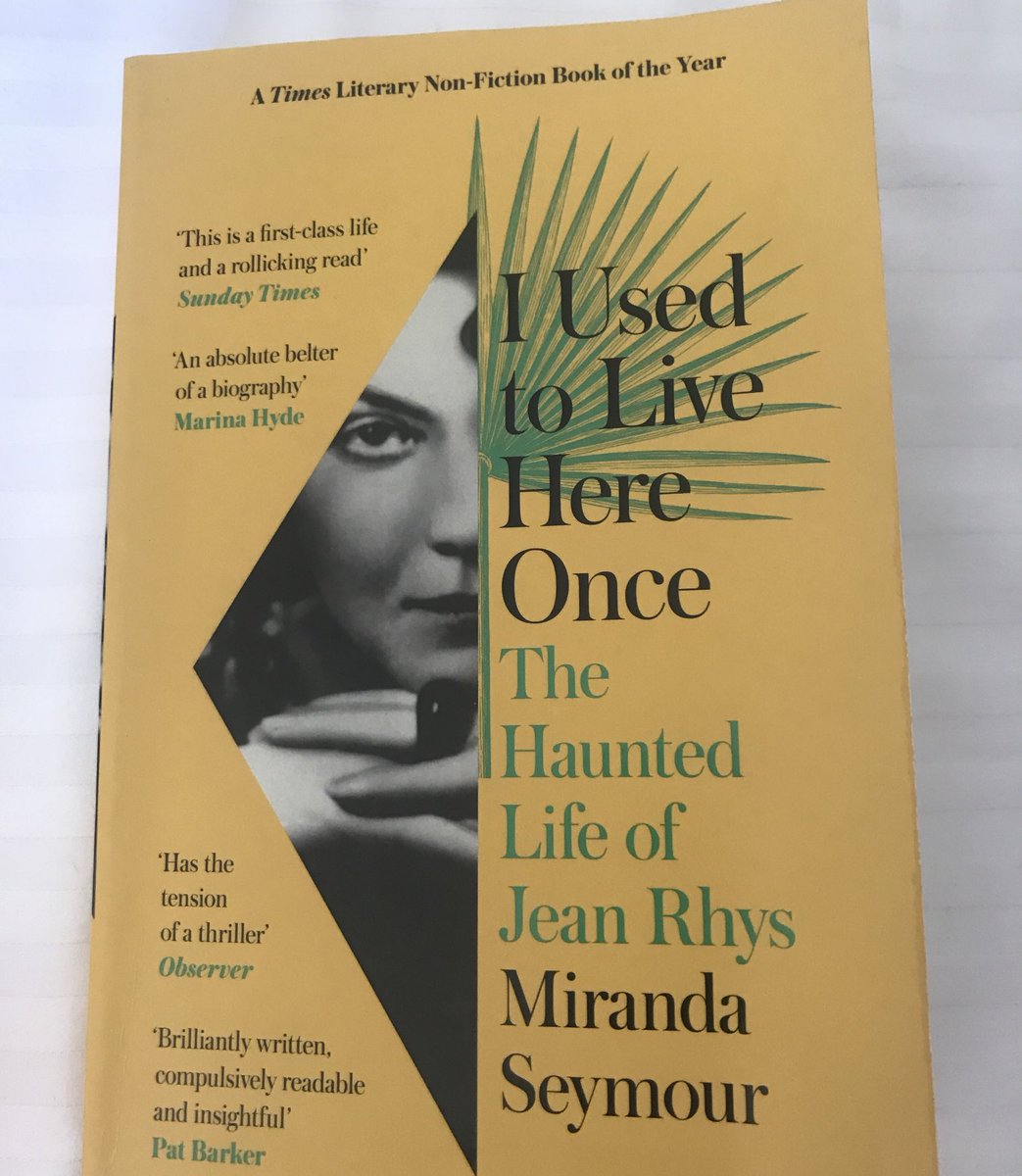 LivingRoomLit's tweet photo. just finished reading this and want to start it all over again … Thank you ⁦⁦@mirandaseymour⁩ for one of the best biographies I’ve ever read and ⁦@FoxedQuarterly⁩ for a superb podcast #JeanRhys #booksoftheyear https://t.co/KwBdrtG7Bd