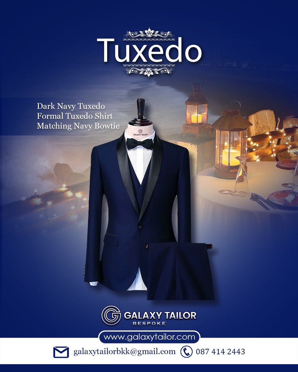 GalaxyTailor's tweet photo. Certainly! A tuxedo is a classic and elegant option for formal events. 

Treat yourself to a custom-made piece today with @GalaxyTailor 

#tuxedo #weddingsuit #galaxytailor
#bangkoktailor #besttailorbangkok
#thailandtailor #mensuit https://t.co/V6MW1mUinz