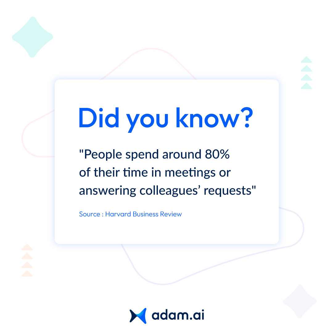 Did you know that, according to Harvard Business Review, people spend around 80% of their time in meetings or answering colleagues’ requests?
Use https://t.co/xqXfT50tmP, the right meeting management tool to save your time and effort to drive effective meetings outcomes.
#meeting https://t.co/9uACknI1yI