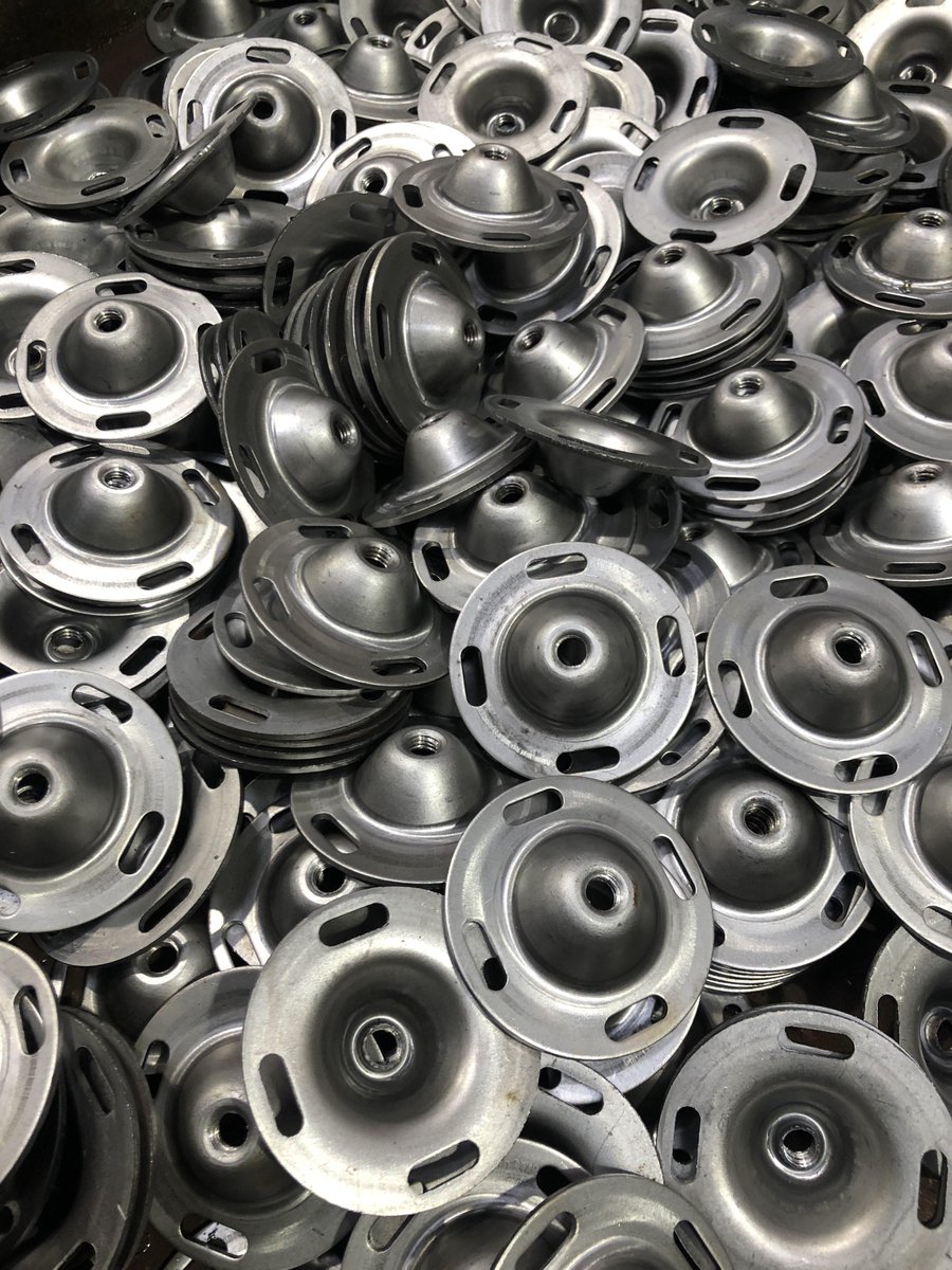 StroudMetal's tweet image. Fresh off the production line &amp;amp; into our finishing department. 🔥

All ready to be packaged and shipped by the end of the week. If you require Progressive Die or Deep Drawn Pressings, we're the go-to: bit.ly/42ZUSR8  

#MetalPressing #Presswork #Moulding #Tooling #UKmfg