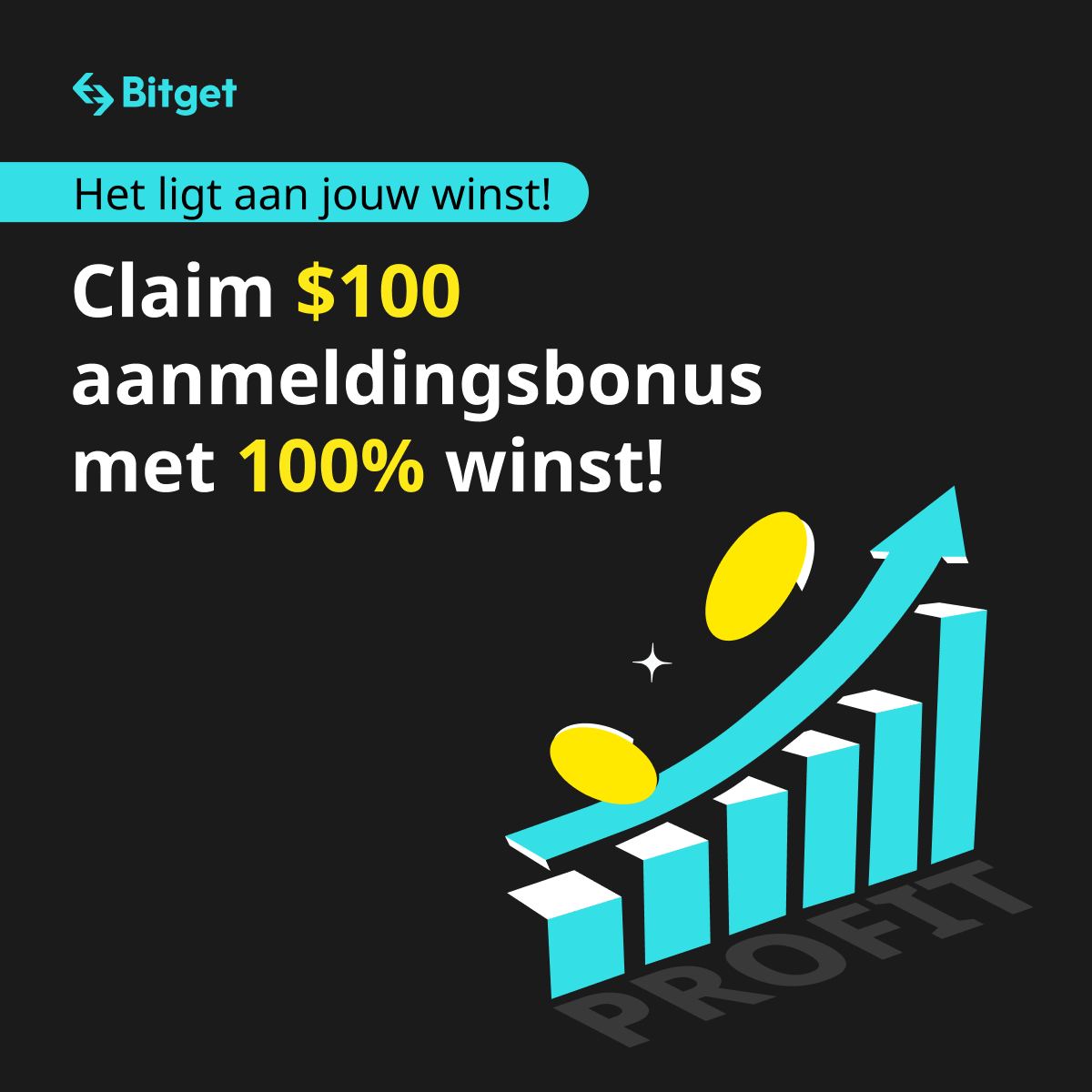 💸Claim $100 aanmeldingsbonus met 100% winst!

🔺dienen nieuwe geregistreerde gebruikers de KYC voltooien,waarna ze een #trading bonus van $10 krijgen

🔺krijgen alle gebruikers met een totale P/L ratio (futures)>100%,$90

🔗bitget.com/nl/support/art…
#BTC #deMvan #TDFF2023 #Crypto