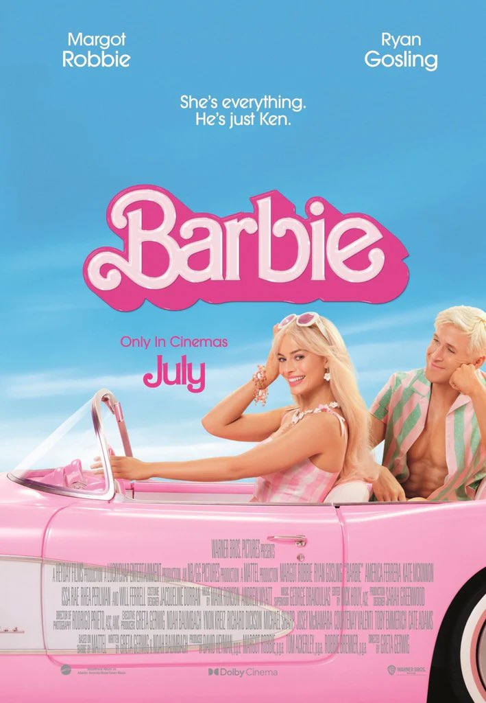 hafilova's tweet photo. Di balik semburan warna pink, outfit yg colorful dan segala kecerian dari dunia dari boneka perempuan populer legendaris buatan Mattel plus desain produk yg luar biasa, BARBIE sesungguhnya adalah film bertema berat dan sedih ketika kamu nyemplung lebih dalam. 

Konflik abadi antara perempuan dgn feminismenya dan lelaki dgn patriarkinya, stereotip gender sampai filosofi akan eksistensialisme dan surat cinta buat setiap ibu kepada putrinya dihadirkan jenius dlm perpaduan apik antara realisme dan fantasi. Greta Gerwing jelas tau benar gimana mengolah konflik seriusnya untuk tetap menjadi sajian yg fun namun juga tetap bijak terutama dalam menyampaikan kegelisahannya. 

Ya, BARBIE berhasil menjalankan tugasnya sebagai film yg menghibur bersama product placement ikonis yg menjadi jualanya dgn cukup humor, desain, visual, referensi dunia Barbie dan karakter-karkter luar biasa namun di saat sama ia juga berhasil jadi drama kuat dan dalam ttg eksplorasi feminitas dari kaum hawa dgn tekanan untuk menjadi sempurna di dunia yg gak sempurna. 

4/5