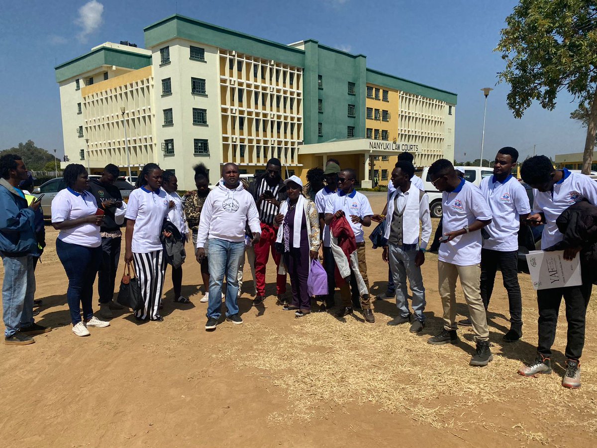 waweru_silas's tweet photo. #JusticeForMtKenyaYouths #SaveNanyukiRiver #ClimateActivistsUnite Today, our hearts ache for the brave young environmental activists standing up for Nanyuki River. They fearlessly exposed the toxic sewer situation caused by a hotel investor, yet faced arrests and police assault. https://t.co/iyXGCQUXD3