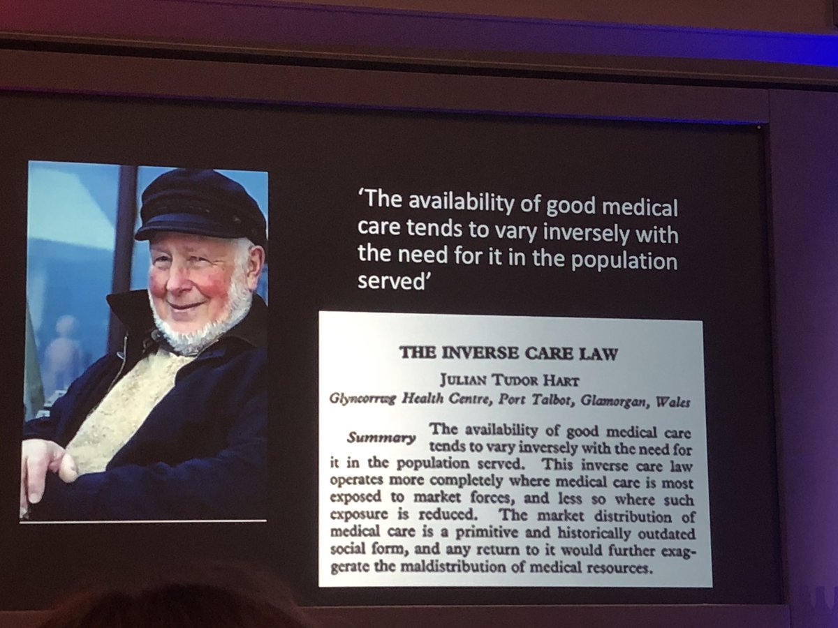 drjessicawatson's tweet image. Kicking off #SAPC2023 with @BecksFisher Julian Tudor Hart hero of Academic General Practice #InverseCareLaw