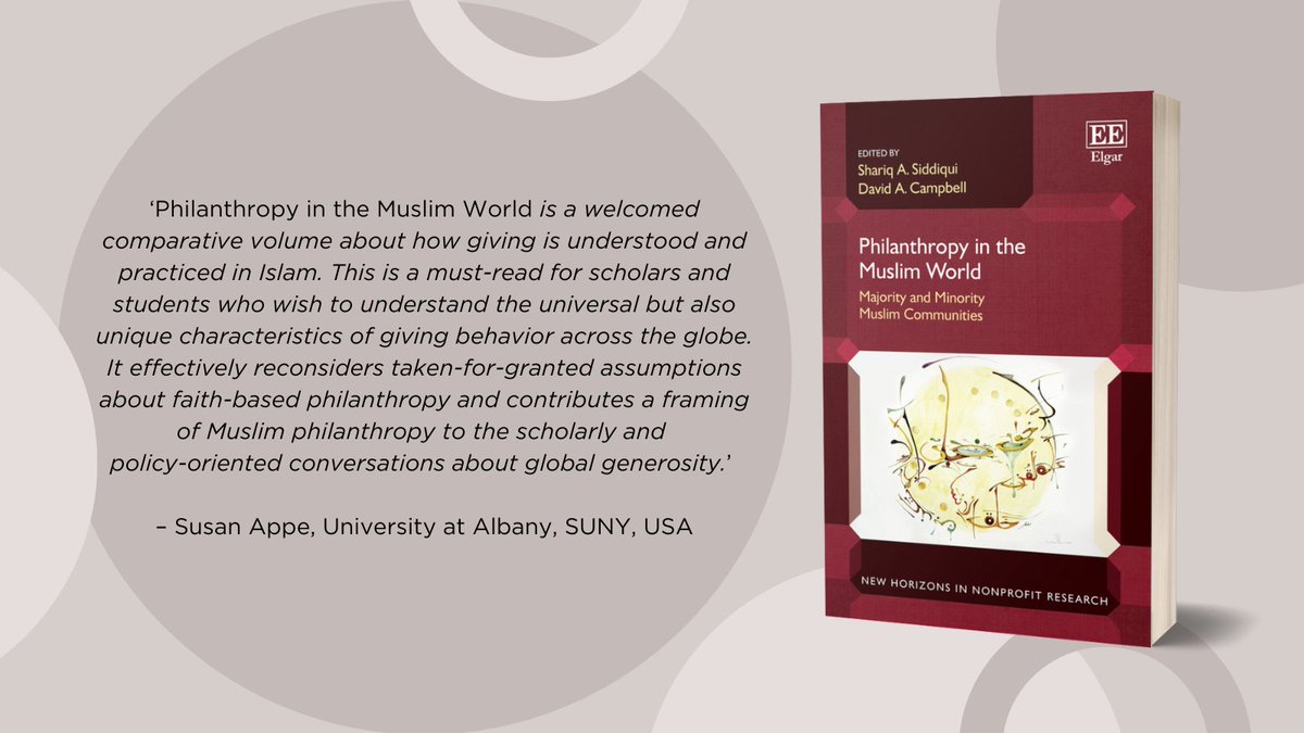 Elgar_Politics's tweet photo. 🆕 Title - #Philanthropy in the #MuslimWorld by @Shariqindy and @DaveCampbell116 

Free Chapter available here:  https://t.co/ClwA1tkBqe

More info: https://t.co/1kJncqdpVe https://t.co/3lFDhDRShE