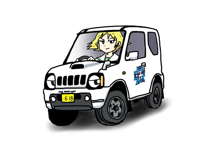 #見た人は無言で金髪を載せる