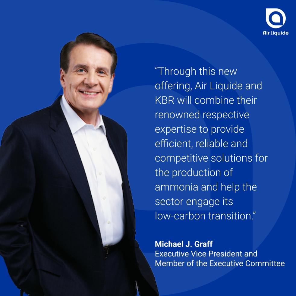 Air Liquide will work with KBR (<a href="/KBRincorporated/">KBR</a>) to offer fully integrated #lowcarbon #ammonia solutions based on Autothermal Reforming (ATR) technology. These solutions will also contribute to the development of a global low-carbon #hydrogen market.

👉 ow.ly/lw2M50PfTwV