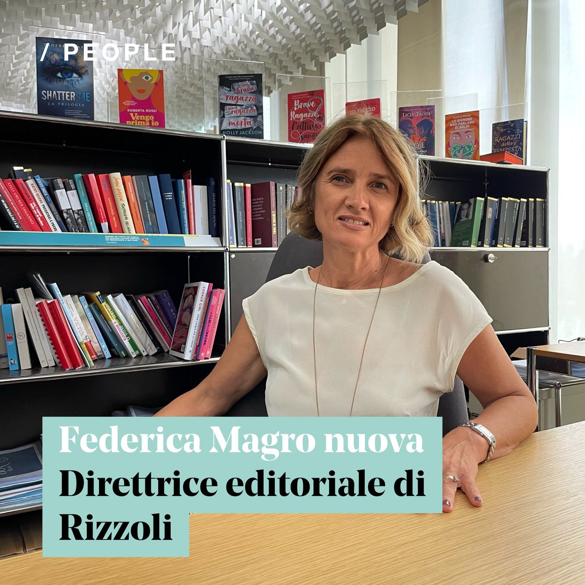 A partire dal 1° settembre, Federica Magro assumerà la carica di Direttrice editoriale di Rizzoli e farà così parte del team di Massimo Turchetta, Direttore generale e Publisher della casa editrice. gruppomondadori.it/media/news-com…