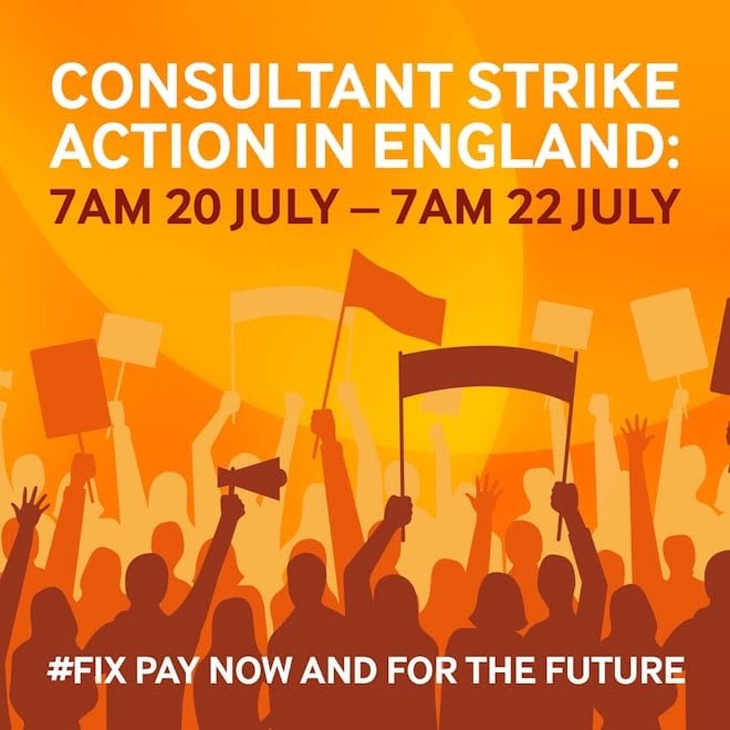 We support striking consultants who will be taking strike action tomorrow

After 13yrs in power the Tories have broken our NHS

NHS workers have been left with no choice but to take strike action. Please support the picket lines 🧡 #OurNHS #NHSstrike