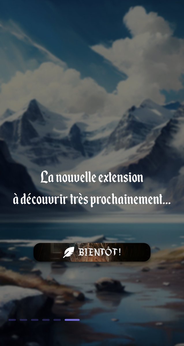 📲 Après Android, la version 1.3.0 est disponible sur iPhone 😍 vous pouvez télécharger ou mettre à jour l’application via l’AppStore pour profiter des dernières nouveautés.
Preparez-vous à la future extension ♥️

#auteur #app #fantasy