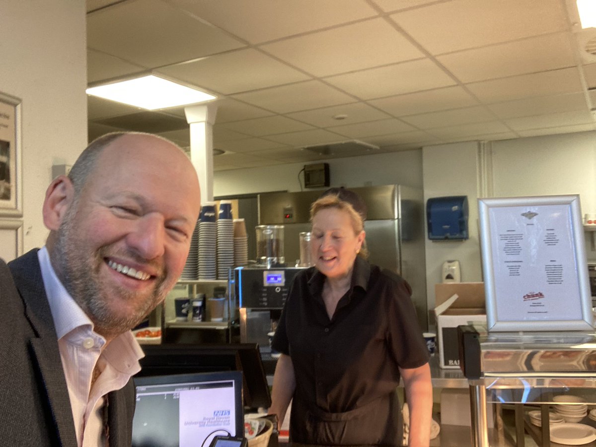 Just found out that the lovely Elaine from  <a href="/RDEcatering/">RDE Catering</a> is retiring tomorrow and she was laughing as she knew where this picture was going. Thanks for always being such a friendly face behind the counter over the years and enjoy your retirement.  👍