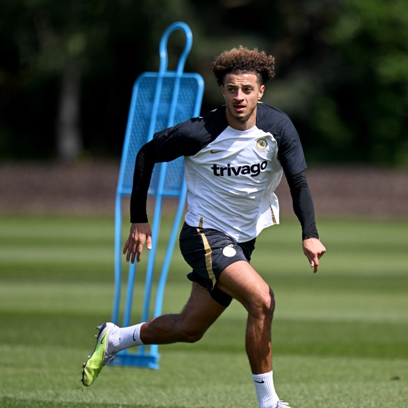 ChelseaFC's tweet photo. Ethan Ampadu has left Chelsea after completing a permanent transfer to Championship side Leeds United. ✍️