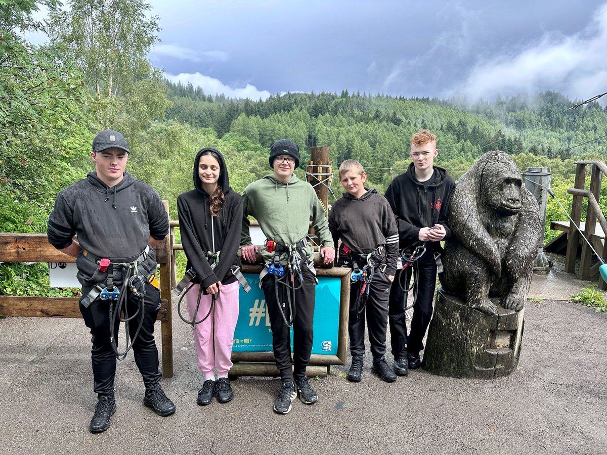 SFRS_YVSMethil's tweet photo. Last week, our YVs spent the day on a team building exercise at @GoApeTribe in Aberfoyle. They navigated through the #TreeTopChallenge overcoming challenges, concurring personal fears and providing peer-support to each other. A massive well done to everybody that participated! https://t.co/5THlx4CExS