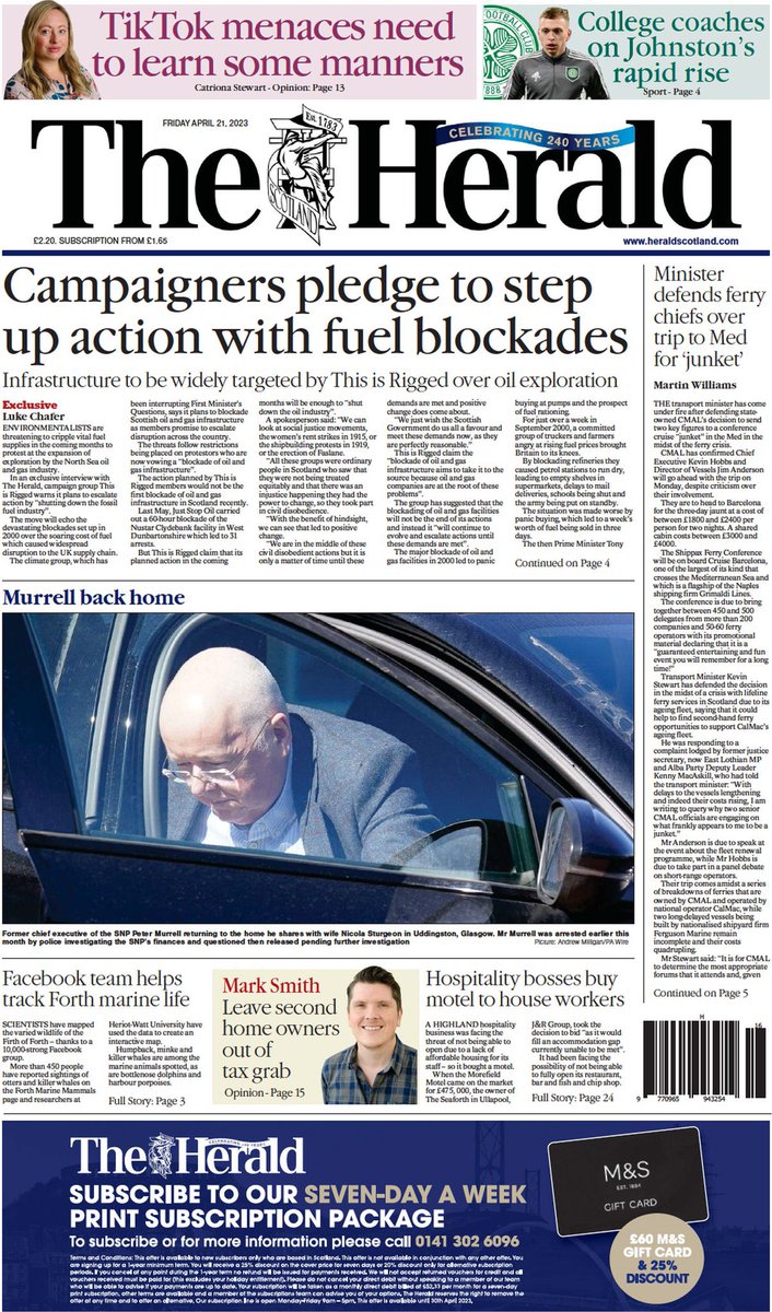 The action I warned was coming in my Herald splash started this morning.