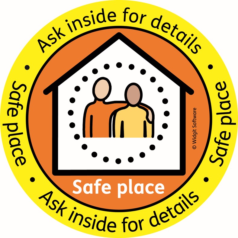 Thank you for supporting the Greenwich Safe Places scheme <a href="/artFixLondon/">artFix</a> The Woolwich, Kidbrooke and Greenwich Cafes are all now safe places for people with a learning disability to go if they feel scared or unsafe.