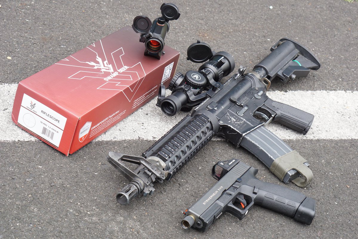 Sasugo_3's tweet photo. アメリカやヨーロッパで猟銃やシューティングなどに使用されている実銃対応規格の光学機器

「SWAMP DEER OPTICS」

を皆さんご存知でしょうか？

2023年1月より日本でも取り扱いが始まり、この度僭越ながらレビューさせていただきました！
↓
https://t.co/XoG8WTdLoD

宜しければご覧くださいませ！ https://t.co/5IMyUpJDhC