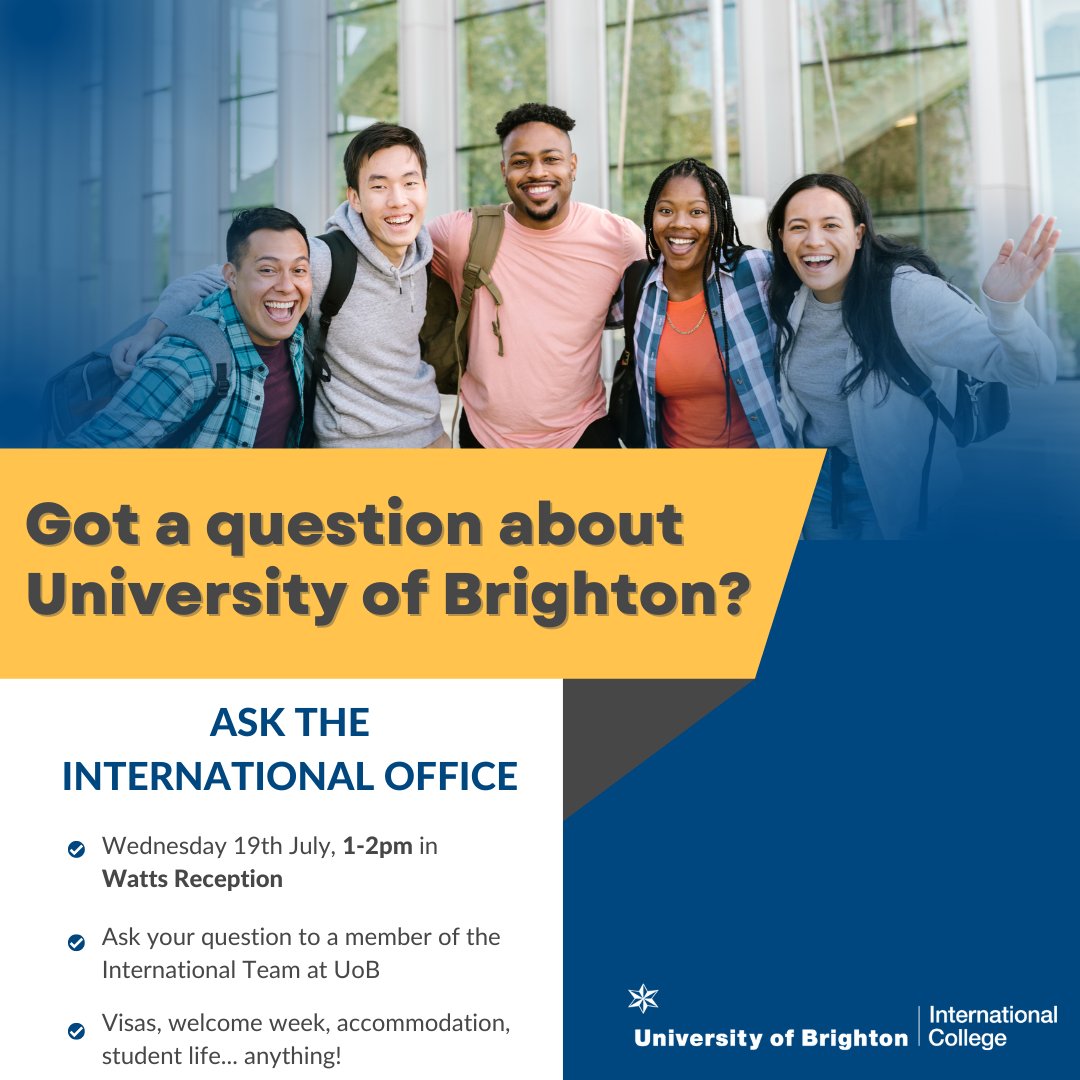 UBICBrighton's tweet photo. Please come to reception today for any questions you have. https://t.co/rYzeQAD6Wa