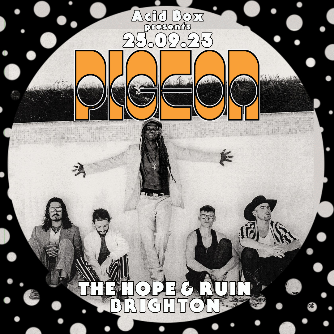 Here's a band we've been desperate to bring to Brighton since the release of their first EP 'Yahana' on @Soundway Please welcome #Pigeon Mon 25th Sept @thehopeandruin Tickets bit.ly/pigeondice