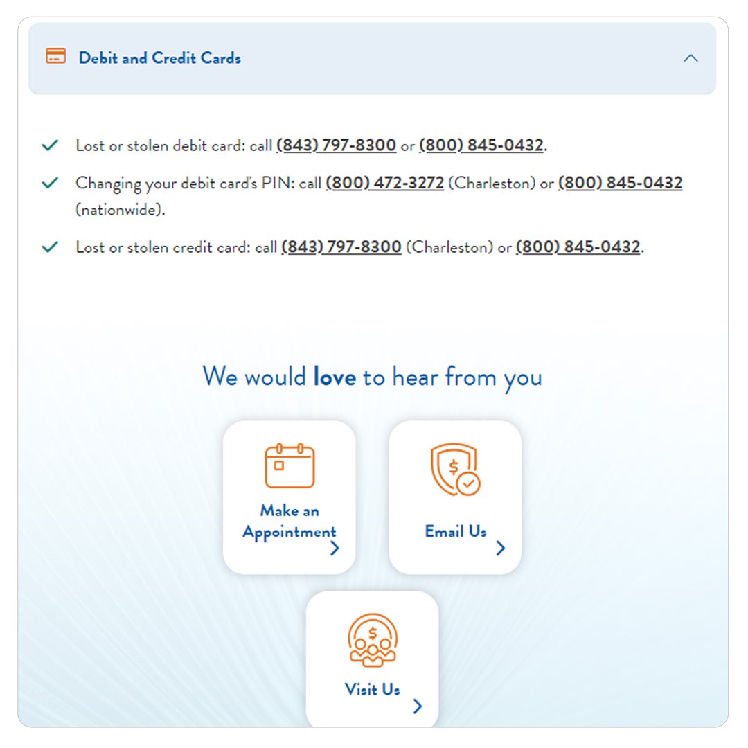 SCFederalCU's tweet image. Our new website is coming soon!
You&apos;ll find the Contact tab on the top middle of every page. It outlines all the ways you can get in touch with us, including live chat, email, phone numbers, and more.
Visit scfederal.org/NewWebsite to learn more!