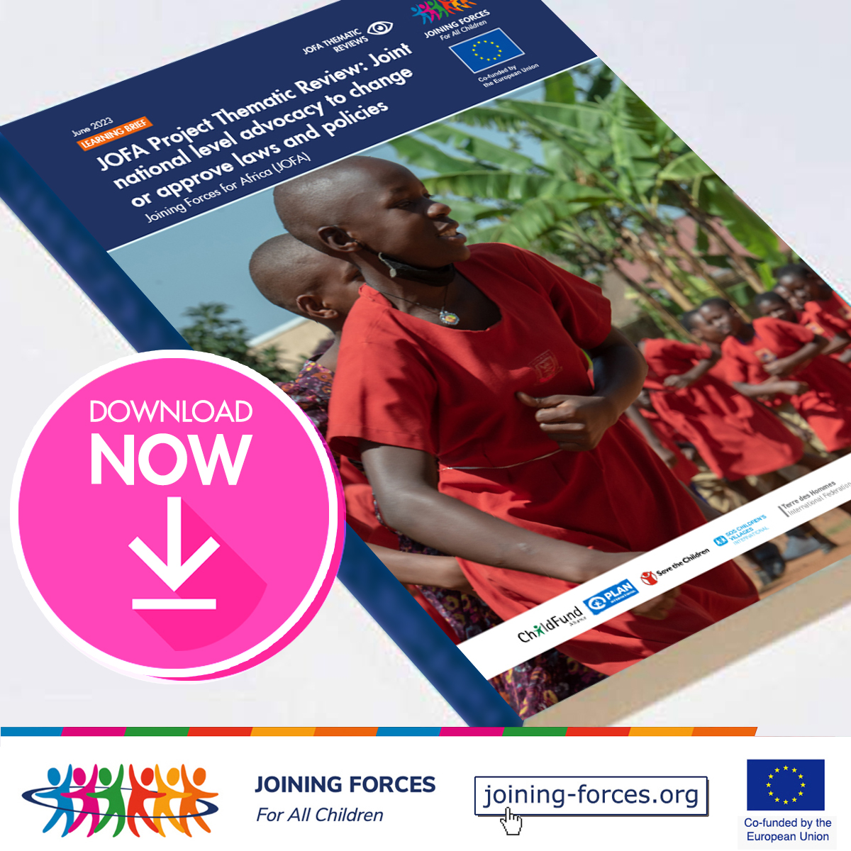 We spent three years working together to push for #children's rights...and this is what we learned: JOFA’s NEW THEMATIC REVIEW: Joint National level advocacy to change or approve laws and policies. Download it now! 👇👇👇 bit.ly/43e9aMX #JoiningForcesForAllChildren