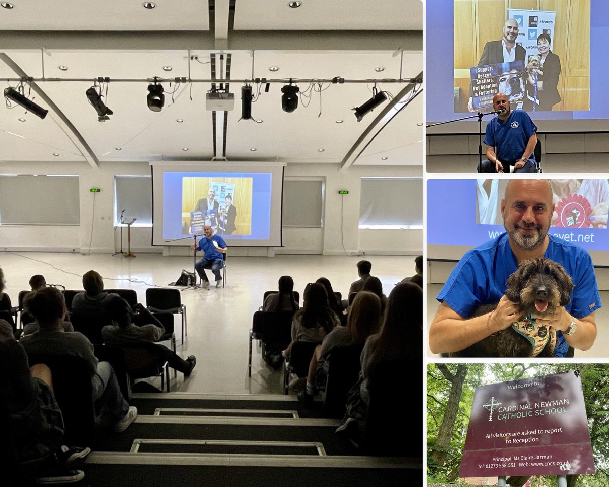 Marc Abraham OBE (@marcthevet) on Twitter photo Huge thanks <a href="/CNCSOfficial/">Cardinal Newman Catholic School</a> for inviting me to be keynote speaker at this year's #CareersWeek. Really enjoyed chatting with 160 Year 10 students about being a vet, campaigning in <a href="/UKParliament/">UK Parliament</a>, local legend <a href="/CarolineLucas/">Caroline Lucas</a>, plus loved meeting school therapy dog Woody! #AnimalWelfare Huge thanks <a href="/CNCSOfficial/">Cardinal Newman Catholic School</a> for inviting me to be keynote speaker at this year's #CareersWeek. Really enjoyed chatting with 160 Year 10 students about being a vet, campaigning in <a href="/UKParliament/">UK Parliament</a>, local legend <a href="/CarolineLucas/">Caroline Lucas</a>, plus loved meeting school therapy dog Woody! #AnimalWelfare