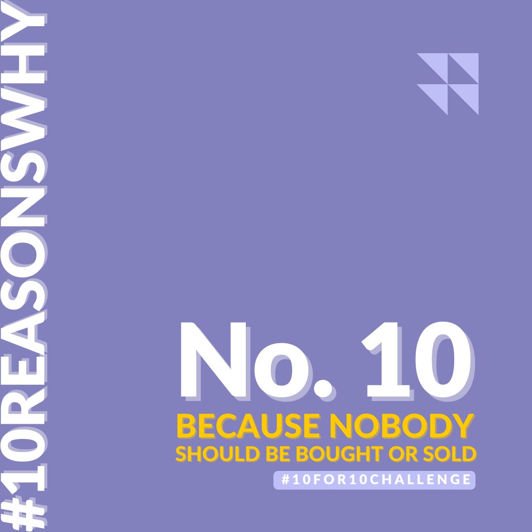 Nobody should be bought or sold!
Together, let's prevent 10 million lives from falling into the hands of traffickers. Together, we can make a powerful impact and create a world free from exploitation.

Donate today: lnkd.in/egtBYZBH
 
#PreventHumanTrafficking