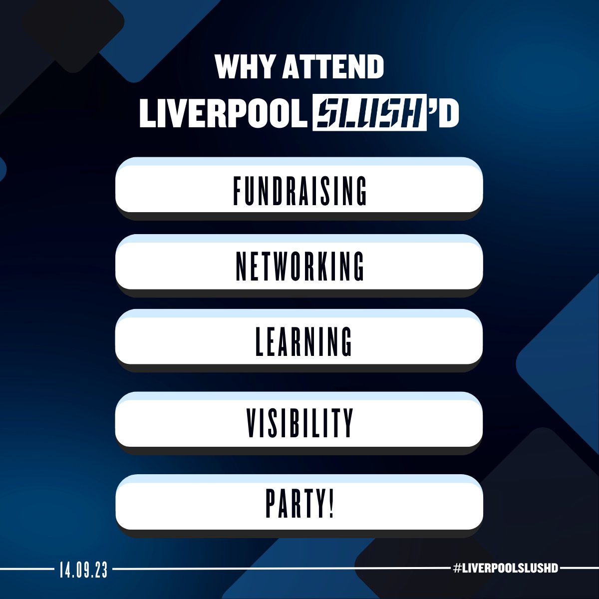 Join us at #LiverpoolSlushd to discover the power of fostering a tight-knit community of innovators &amp; investors &amp; hear firsthand from founders who have built category-defining companies!