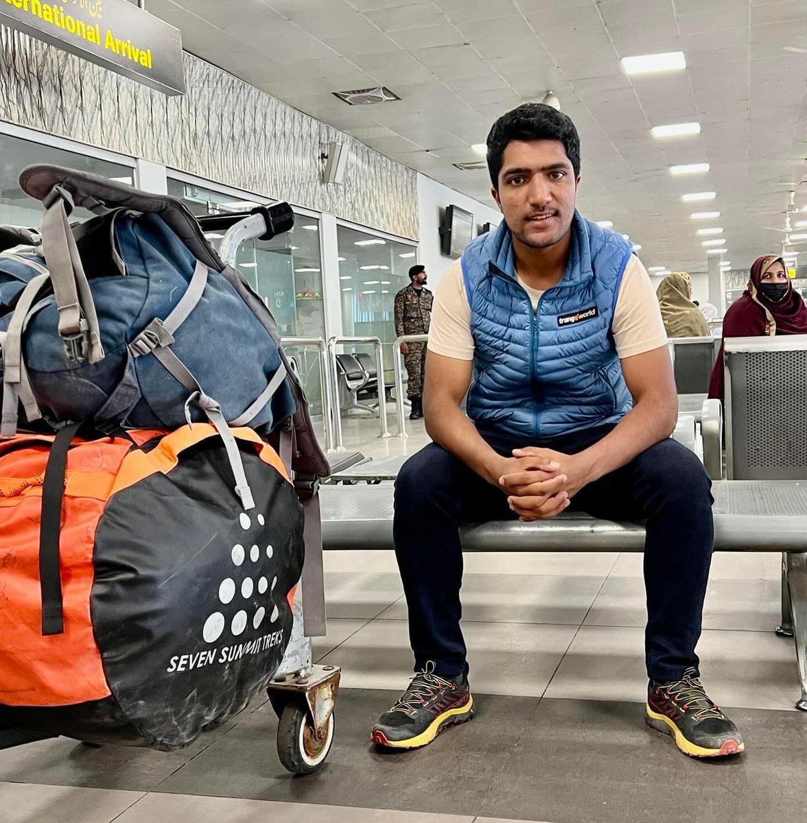 Broad Peak 8051m - Summit Update - Seven Summit Treks 

• Another ascent of Broad Peak by the team members of Seven Summit Treks, Alina Pekova 🇷🇺 and son of Pakistan 🇵🇰 Sajid Ali Sadpara (No O2) successfully climb Broad Peak today. <a href="/sajid_sadpara/">Sajid Ali Sadpara</a> 

• Huge congratulations to