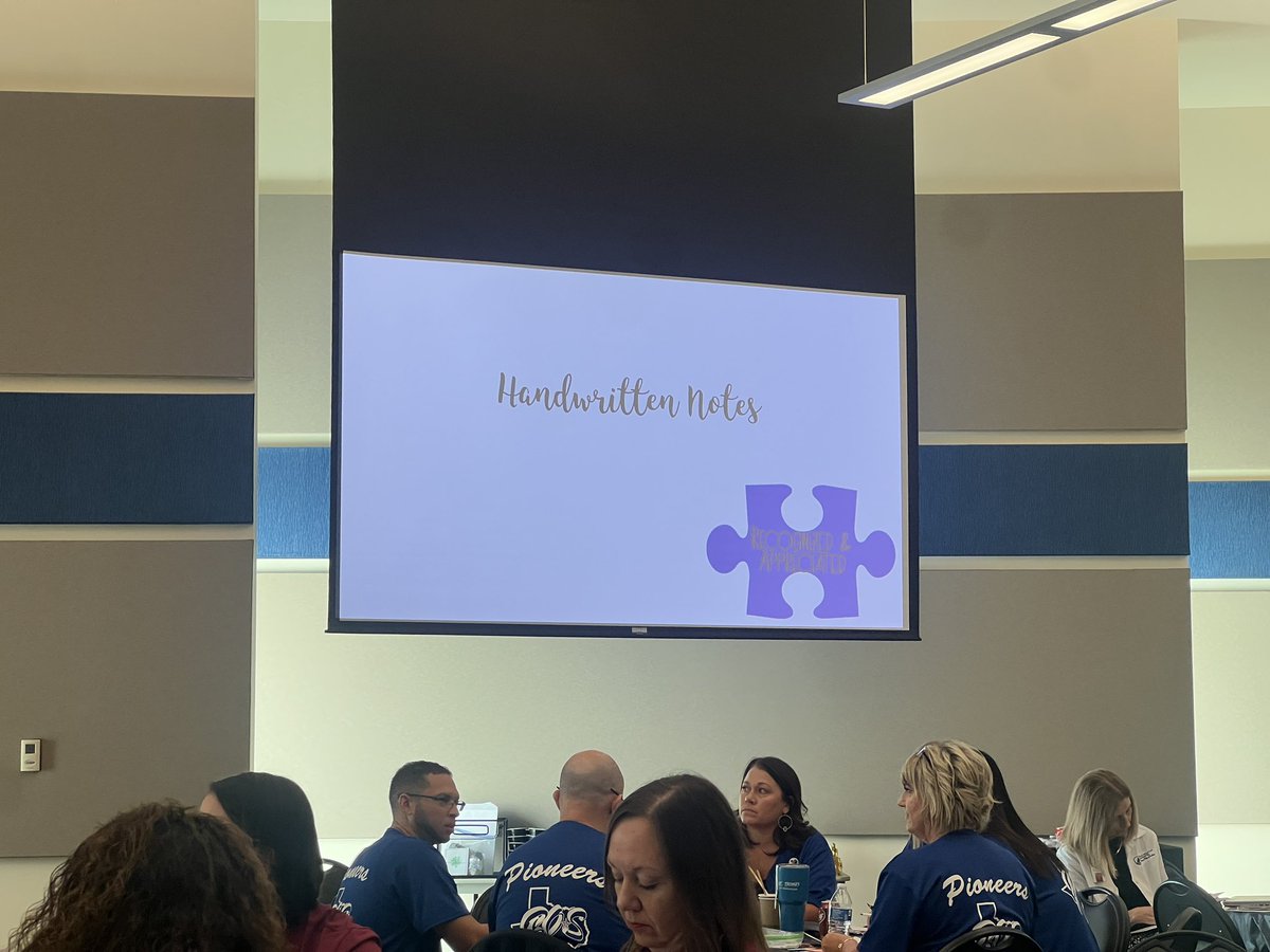 Day 2 &amp; Pillar 2: Excellence in Personalized Opportunities. How do we acknowledge our staff and lift them up to inspire hope? #InspiretoAspire #EMSProud <a href="/EMSISD/">EMS ISD</a> <a href="/EckertKathleen/">Kathleen Eckert</a> <a href="/DrAOwls4ever/">Dr. Audrey Arnold</a>