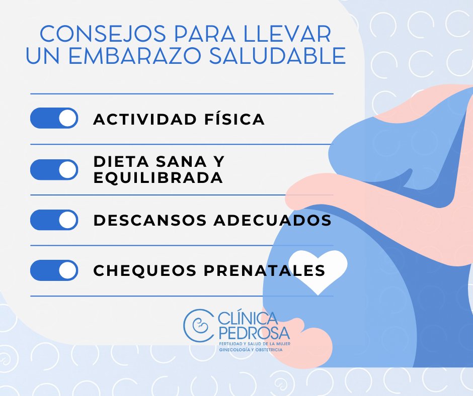 El cuidado de salud que recibes durante el embarazo se conoce como #cuidadoprenatal🤰🏽👶🏽

Aquí van algunas prácticas que debes tener presente durante todo tu embarazo.👇🏽

Nos adaptamos a todos los #embarazos para que lo llevéis de la mejor forma posible 😊