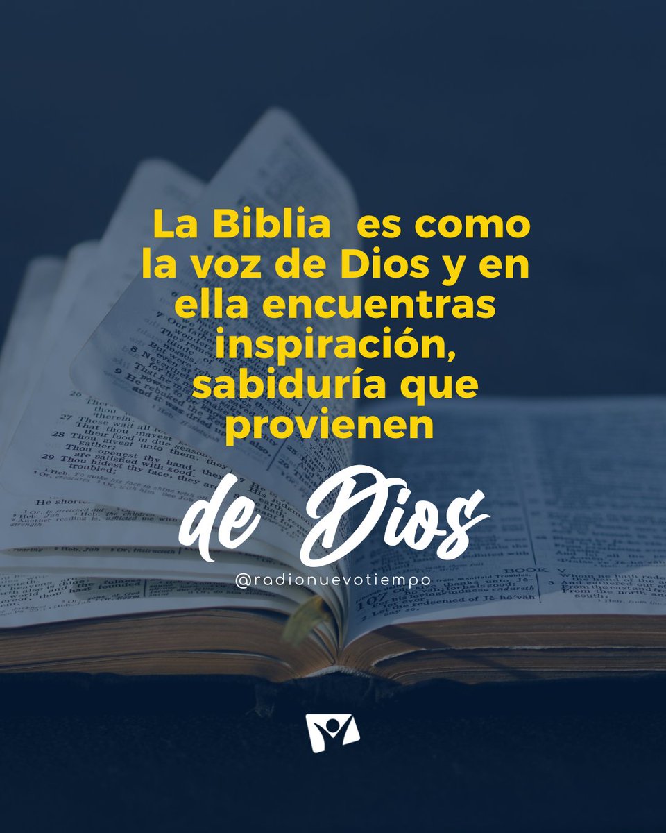 ¡Comparte hoy la sabiduría que viene de la Biblia! :) Escucha #RadioNuevoTiempo y continúa fortaleciendo tu relación con Dios. nuevotiempo.org/envivo/radio