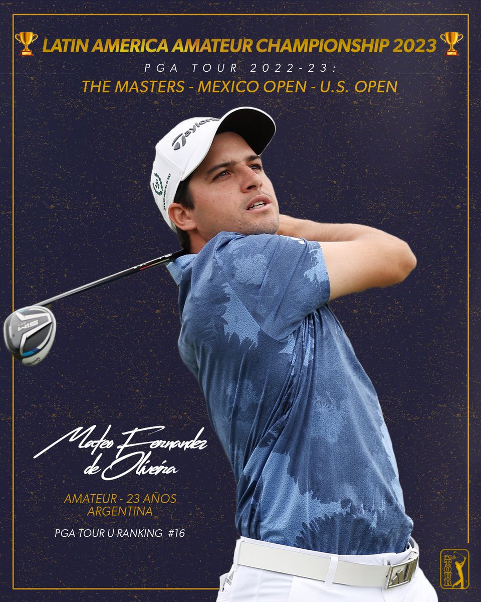 Qué año para @MateoFdeOMateo. 🤩 Jugará su primer @TheOpen esta semana.