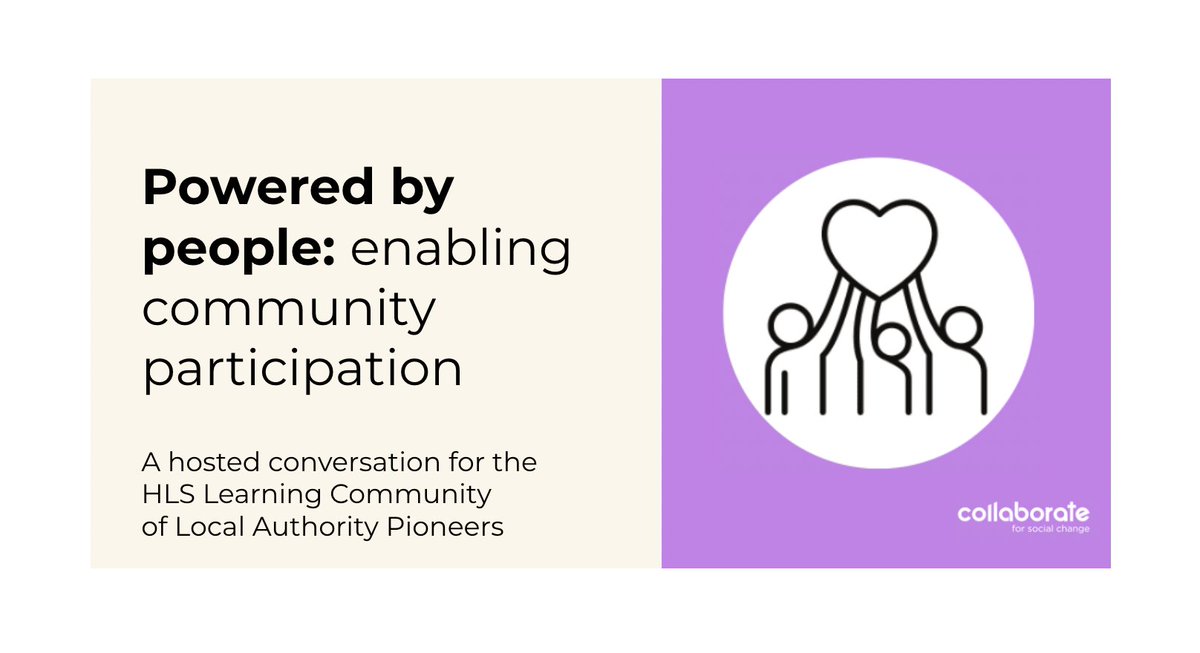 Council officers! Don't miss our event on enabling community participation, this Tuesday from 12:30. To join us, register below. We look forward to seeing you there!

eventbrite.co.uk/e/enabling-com…